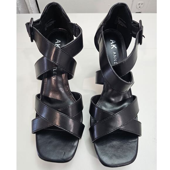 ANNE KLIEN Heels SIZE 6.5 Black - Picture 1 of 9